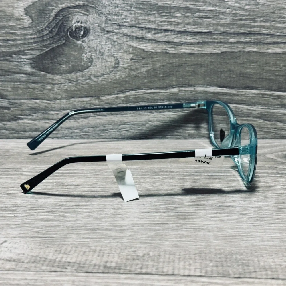 Truth & Love T&L 13 COL 90 Eyeglass Frames Womens 50-16-140 Green Oval Optical